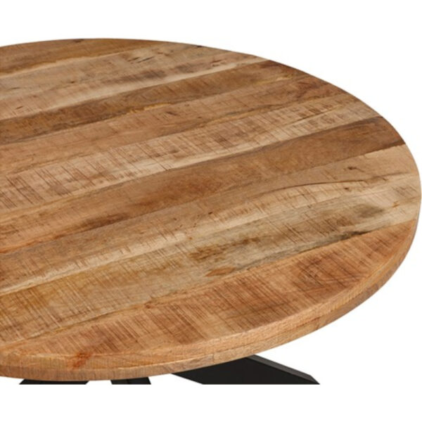 Plateau rond table CUZCO manguier massif